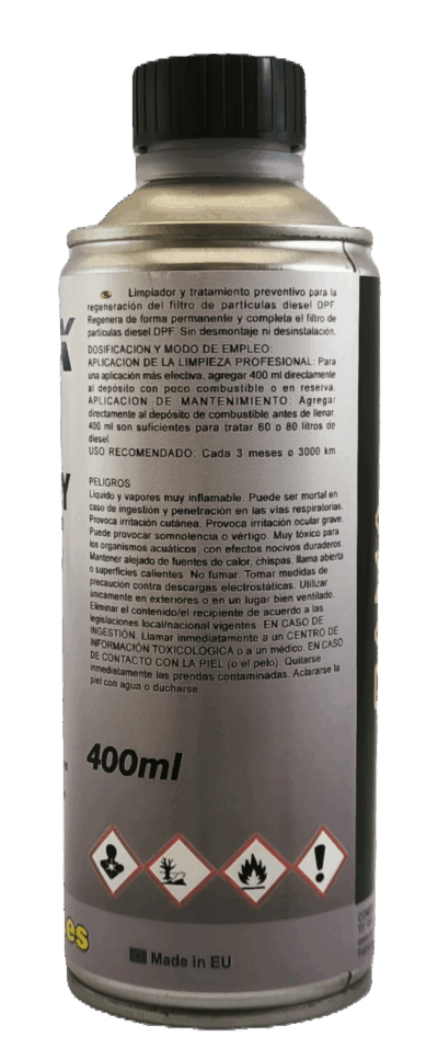DPF-Ready tratamiento preventivo – 400ml – Regenera y protege filtro partículas diésel | EMMEX