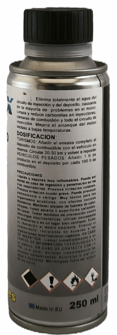 Tratamiento Pre-ITV gasolina – 250ml – Reduce emisiones, limpia inyección | EMMEX