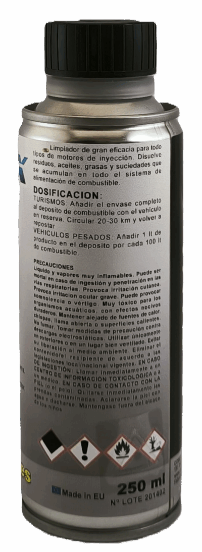 Limpiador inyectores diésel – 250ml – Limpieza total sistema combustible | EMMEX