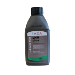 Botella de fluido hidráulico LHM PLUS de IADA.