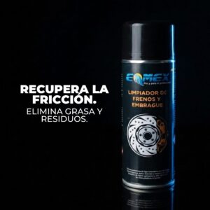 Bote de aerosol de 500ml de limpiador de frenos y embragues EMMEX.