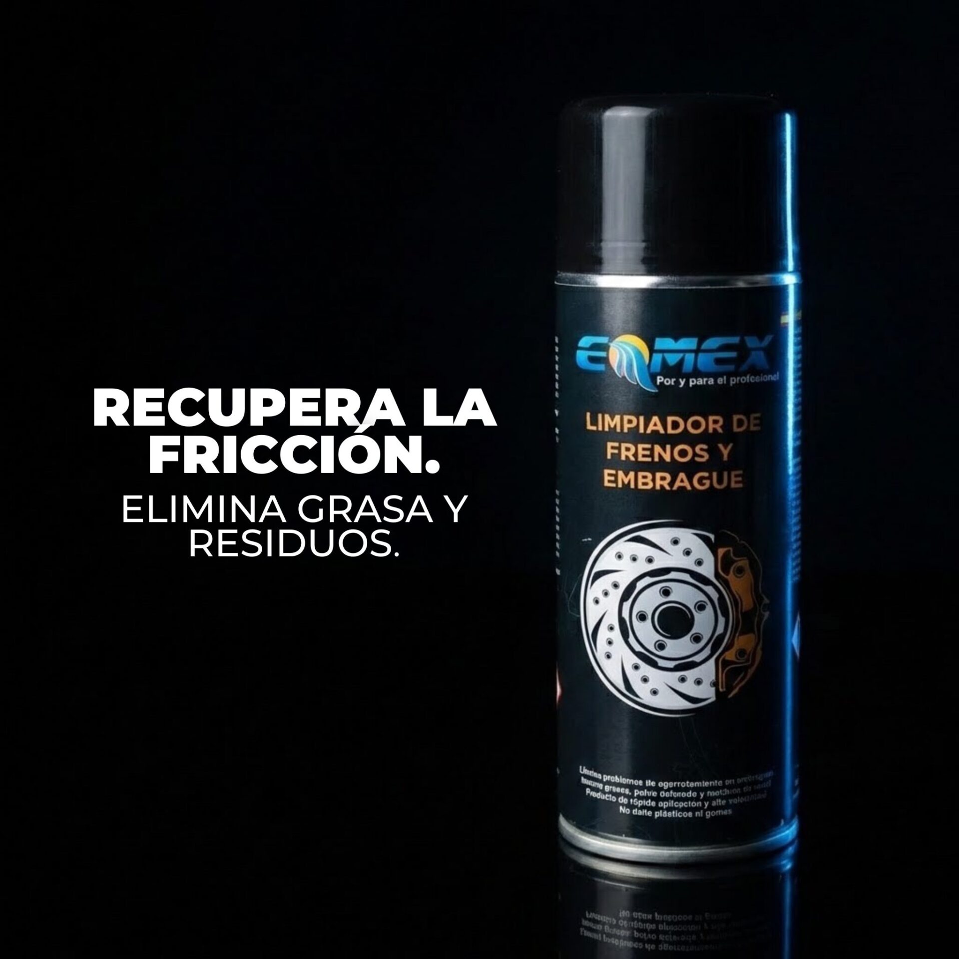 Limpiador de Frenos y Embragues 500ml - Secado Rápido | EMMEX