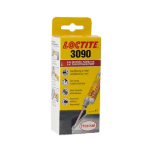 eringa de 11g del adhesivo instantáneo bicomponente Loctite 3090 para rellenar holguras.