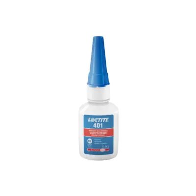 Loctite 401 – Adhesivo instantáneo de uso general para metales, plásticos y materiales porosos (3g, 5g, 20g) | Loctite
