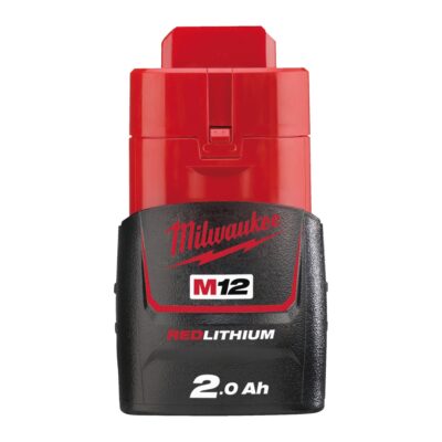 Batería M12 B2 – Ultra Ligera 2Ah, Carga Rápida | Milwaukee