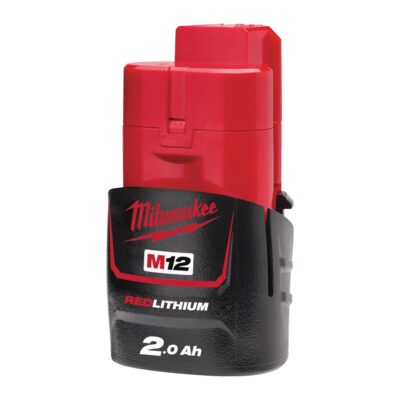 Batería M12 B2 – Ultra Ligera 2Ah, Carga Rápida | Milwaukee