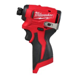 Atornillador de impacto sin escobillas ultra compacto M12™ Milwaukee M12 BLIDRC-0, 109mm de longitud, ¼″ Hex.