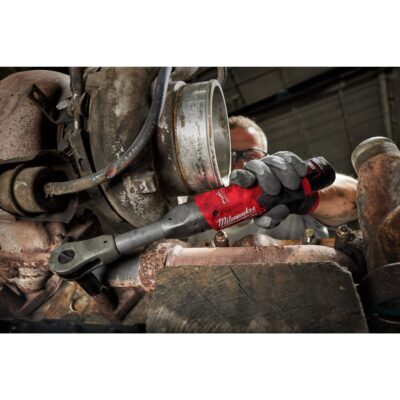 Llave Carraca M12 FIR38LR – Cuello Largo ⅜», 75Nm FUEL™ | Milwaukee
