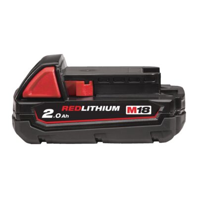 Batería M18 B2 – Ultra Ligera 2Ah, Carga Rápida | Milwaukee