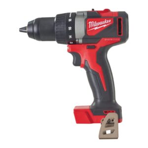 Taladro atornillador compacto sin escobillas M18™ Milwaukee M18 BLDD2-0X, 18V, con 82Nm de par y portabrocas metálico.