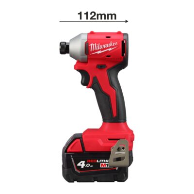 Atornillador de Impacto Compacto M18™ 1/4″ Hex – 190Nm | Milwaukee
