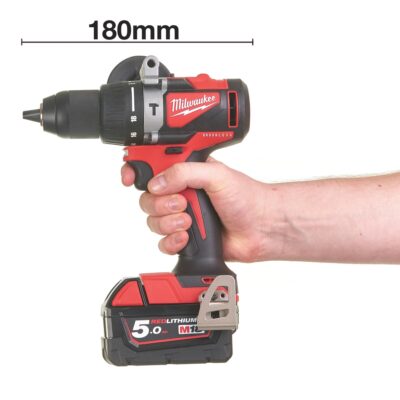 Taladro Percutor M18 BLPD2 – Alto Par 82Nm, 3 Modos | Milwaukee