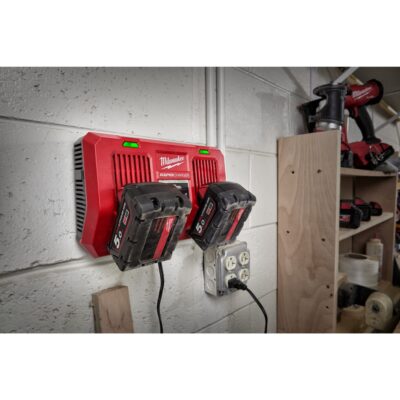 Cargador Doble M18™ – Carga Rápida x2 Simultánea | Milwaukee