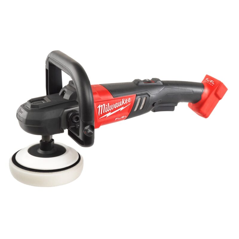 Pulidora M18 FUEL™ Milwaukee M18 FAP180-0X, 180mm, con 8 velocidades variables y empuñadura en D