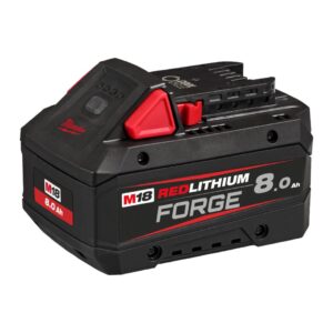 Batería M18 FORGE™ 8.0Ah de Milwaukee (M18 FB8), con tecnología COOL-CYCLE™ y alta potencia
