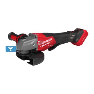 Amoladora angular M18 FUEL™ ONE-KEY™ Milwaukee M18 FHSAGO125VXPDB2-0X, 125mm, con velocidad variable, freno RAPIDSTOP™ y paleta.