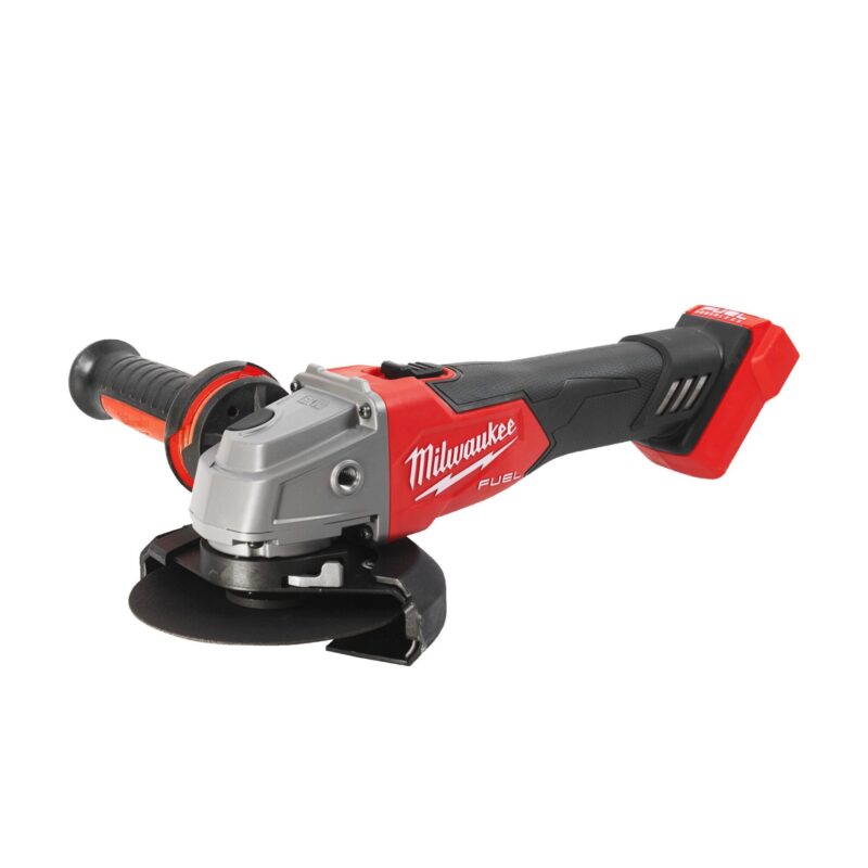 Amoladora angular M18 FUEL™ Milwaukee M18 FSAG115X-0, 115mm, con interruptor de botón y anti-kickback