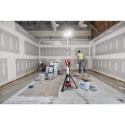 M18 HOSALC Trípode LED – 6000lm Híbrido, Carga M18+USB | Milwaukee