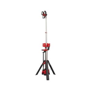 Trípode de iluminación híbrido LED M18™ TRUEVIEW™ Milwaukee M18 HOSALC-0, 6000 lúmenes, con cargador M18 y USB.
