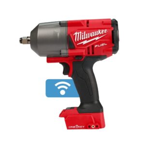 Llave de impacto de alto par M18 FUEL™ ONE-KEY™ Milwaukee M18 ONEFHIWF12-0X, recepción ½″ con anillo, 1898Nm