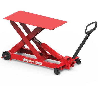 Mesa Hidráulica 1500kg ME-1500 – Palanca en «T» y Ruedas de Poliamida | MEGA