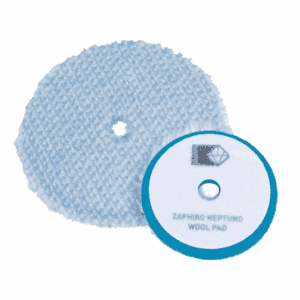 Boina de lana de 150mm y de 100mm para pulido de corte Neptuno Wool Pad de Zaphiro, para el sistema COSMOS.
