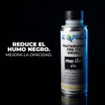 Envase de 250ml del Tratamiento Pre ITV Diésel EMMEX, un aditivo de última generación para limpiar el sistema de inyección, eliminar agua, reducir emisiones y mejorar el rendimiento de motores diésel.