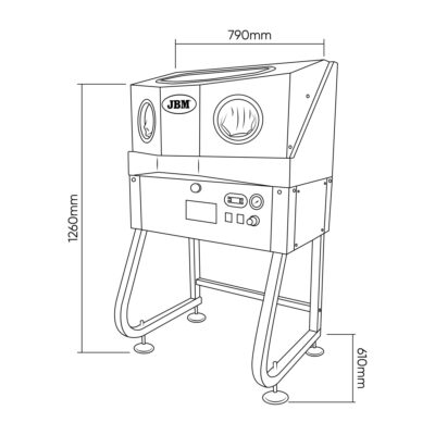 Máquina Limpiadora de Piezas con Termostato 14L – Limpieza Precisa | JBM