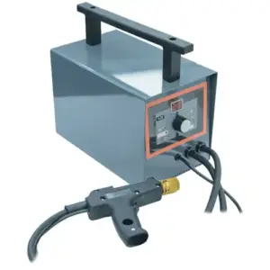 Máquina soldadora spotter desabolladora Tecsolda TSD 3465 digital con pistola de tracción.
