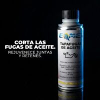 Bote de 250ml de tratamiento tapafugas de aceite motor EMMEX.