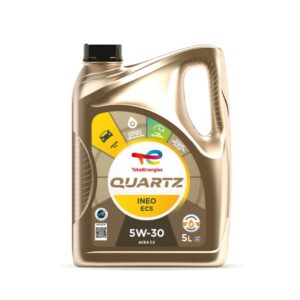 Garrafa de 5 litros de aceite de motor TotalEnergies Quartz Ineo ECS 5W-30, con homologación PSA B71 2290