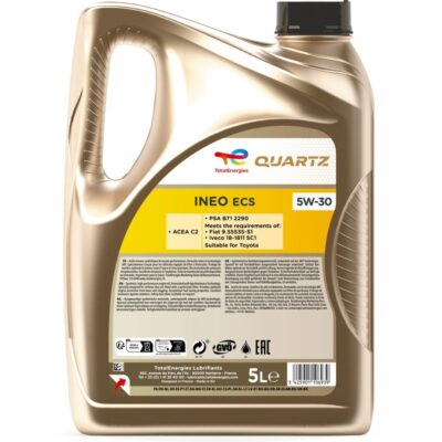 Aceite Quartz Ineo ECS 5W-30 5L – Especial Protección FAP | TotalEnergies