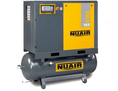 Compresor de Tornillo Star 7.5-10-270 – Control Electrónico y Bajo Nivel Sonoro | NUAIR