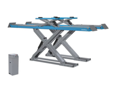 Elevador tijera XT-5500D – Electrohidráulico con detector de holguras | RSF