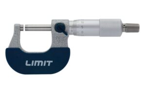 Micrómetro MMA-25 con precisión de 0.01mm y rango de 0-25mm
