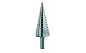 Broca escalonada HSS-G de 2 grados para perforaciones precisas