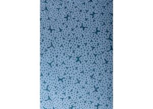 Vision de cerca del trapo azul super absorbente.