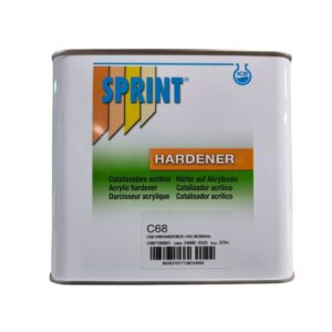 Lata de 2.5 litros del catalizador de secado normal C68 para barnices UHS de ICR Sprint.