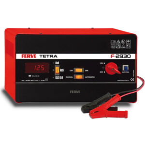 Cargador de batería Ferve F-2930 con voltímetro digital
