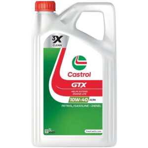 Aceite de Motor Castrol GTX Ultraclean 10W-40 A3/B4 para protección superior contra lodos