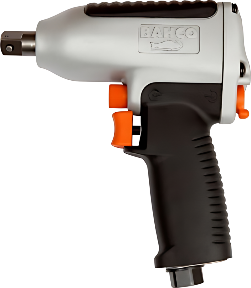 llave-impacto-neumatica-bahco-bpm916-3-8. Llave de impacto neumática de 3/8 de pulgada, modelo BPM916 de la marca Bahco.