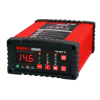 Cargador Automático de Baterías Ferve F-2525 – 12V/24V | 25A | FERVE