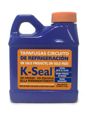 Botella de tapafugas K-Seal 236ml para radiador y bloque motor.