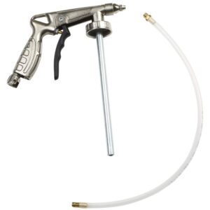 Pistola de aplicación para antigravilla y ceras de cavidades de la marca Carsystem, con la sonda flexible incluida.