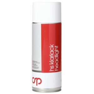 Bote de spray de barniz específico para la restauración de faros de policarbonato Arekson.
