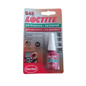 Botella de 5ml del retenedor de holguras cilíndrico de alta resistencia Loctite 648.
