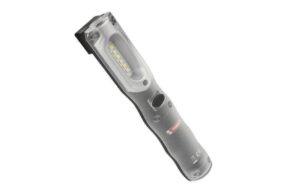 Lámpara de inspección LED Metalworks WL007S con linterna superior y base magnética.